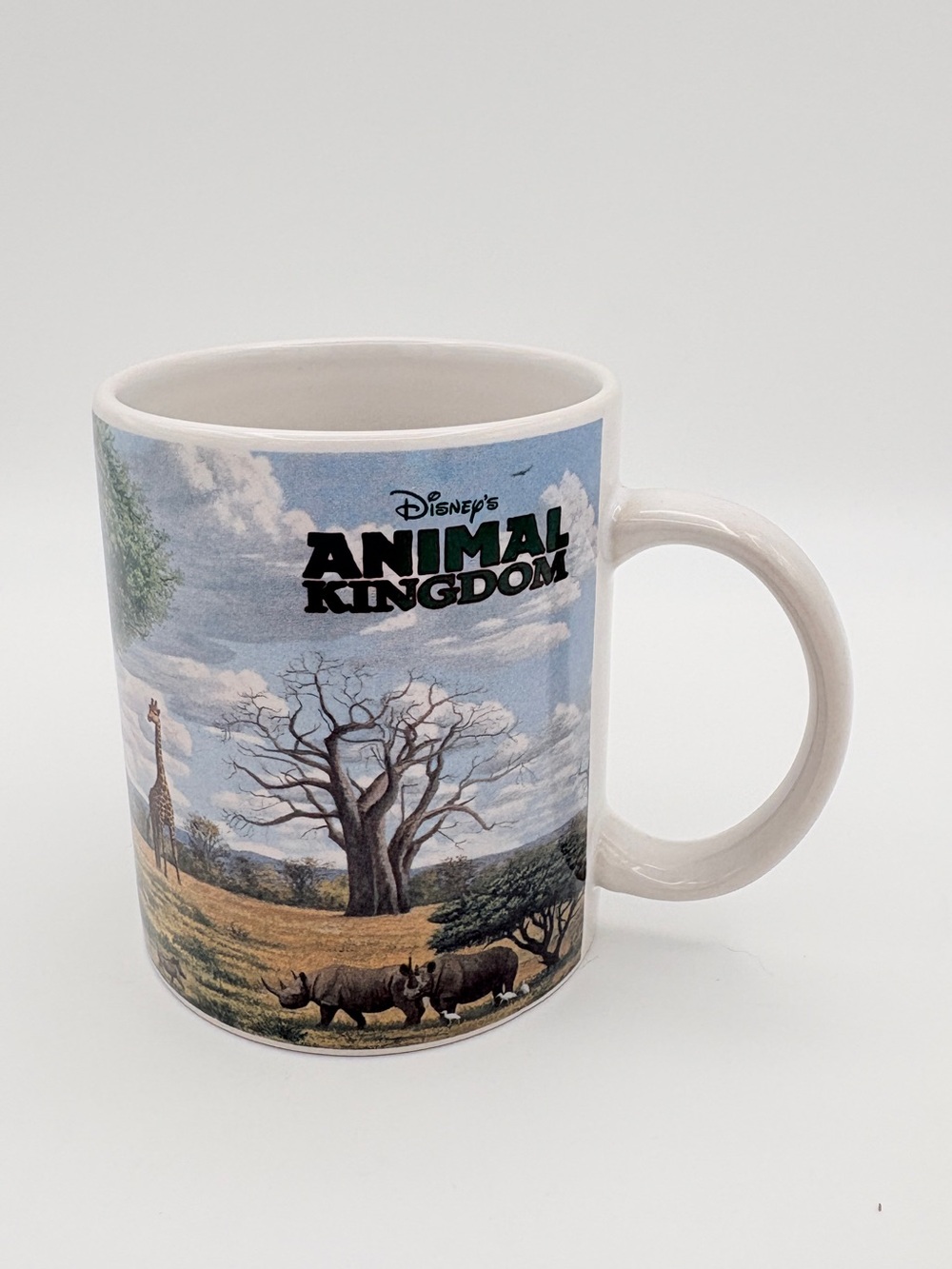 Disney Animal Kingdom 1998 Opening Year Clive Kay Safari Coffee Mug
